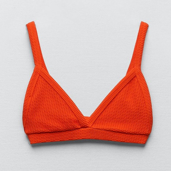 ZARA RIBBED BRALETTE | SWIM TOP - Picture 2 of 4